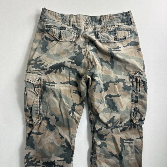 Levi Camo Jeans 42x32‎ Men's Cargo - Picture 4 of 8